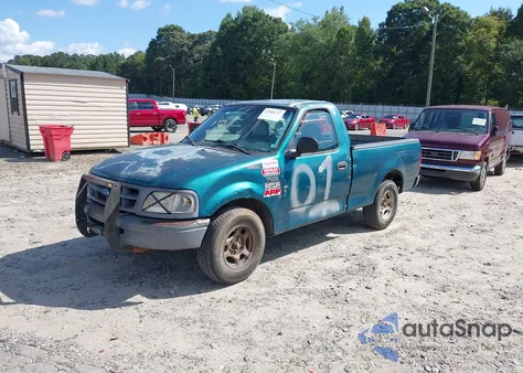 1997 Ford F-150 Lariat/Standard/Xl/Xlt z USA, uszkodzony, nr VIN 1FTDF1763VKD58981